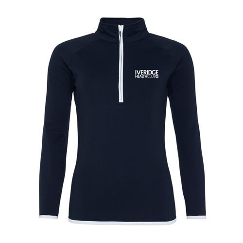 Iveridge - Girlie Half Zip Sweat Top Thumbnail